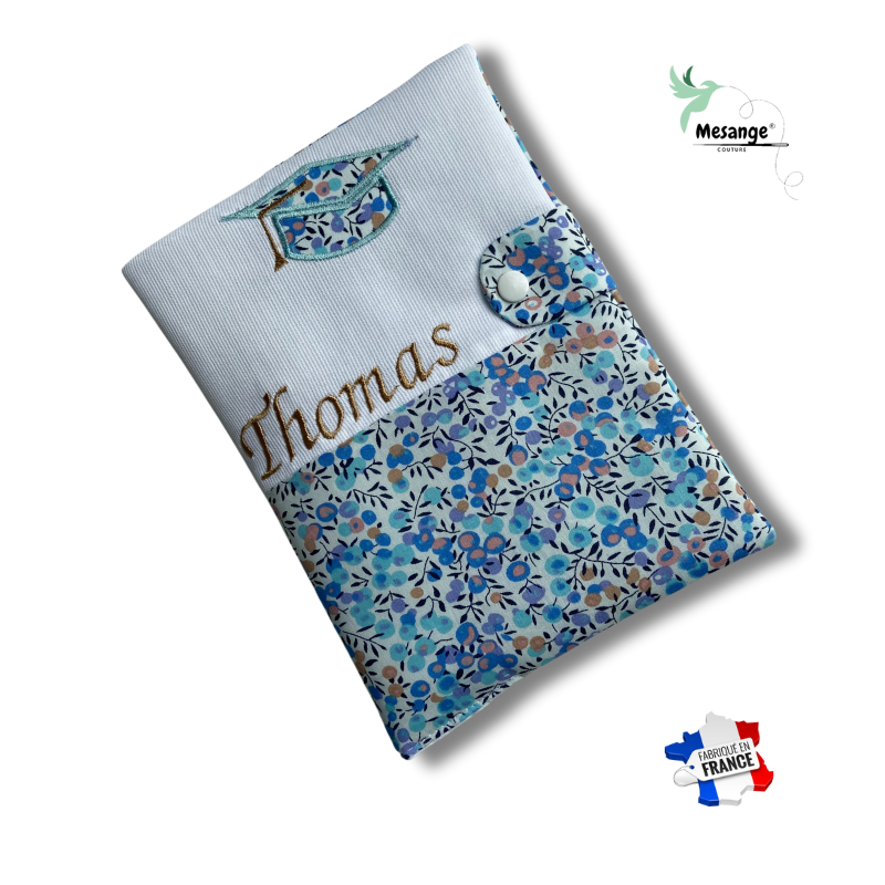 protege carnet de santé fait main, made in france